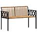 Panchine da esterno 2 -Seater 116 x 56 x 75 cm polyrattan - Foto miniatura 4