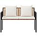 Panchine da esterno 2 -Seater 116 x 56 x 75 cm polyrattan - Foto miniatura 5
