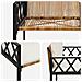 Panchine da esterno 2 -Seater 116 x 56 x 75 cm polyrattan - Foto miniatura 8