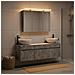 Set di Armadi da Bagno 4 pcs Grigio Cemento - Foto miniatura 4