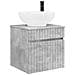 Set di Armadi da Bagno 4 pcs Grigio Cemento - Foto miniatura 5