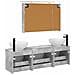 Set di Armadi da Bagno 4 pcs Grigio Cemento - Foto miniatura 8