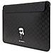 Karl Lagerfeld Saffiano Monogram Iconic Custodia Per Laptop 16 - Nera - Foto miniatura 2