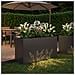 Vaso da giardino Nero 100 x 20 x 49 cm - Foto miniatura 3