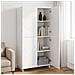 Credenza Bianco 79 x 41 x 151 cm Legno ingegnerizzato - Foto miniatura 2