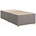 Letto box spring con materasso Tortora 100 x 200 cm Tessuto - Foto miniatura 6