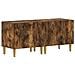 Mobile TV LED a 5 pezzi Rovere Fumo Legno ingegnerizzato - Foto miniatura 9
