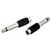 Adattatore Audio Da 6,3Mm Maschio 2 Poli - Cinch Femmina Rca - Foto miniatura 1