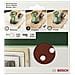 5 Fogli Rotolorbitale D125 Fori Velcro G80 - Foto miniatura 2