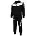 Tuta Visa Training Allenamento Calcio Running Sport Tracksuit Uomo Donna (nero / Bianco, L)  - Foto miniatura 2