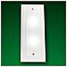2957-26-102 Lampada Da Parete In Metallo E Vetro In Lastra, Colore Bianco E27 2x60w. - Foto miniatura 1