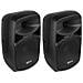 Casse Amplificate 600w 10"" Diffusori Karaoke Bluetooth + Stativi + Mic - Foto miniatura 2