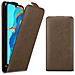 Custodia Compatibile Con Huawei P30 Lite In Bruno Caffè - Coperchio Protettivo In Design Flip Con Chiusura Magnetica - Foto miniatura 9