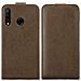 Custodia Compatibile Con Huawei P30 Lite In Bruno Caffè - Coperchio Protettivo In Design Flip Con Chiusura Magnetica - Foto miniatura 10