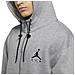 Felpa Da Uomo Con Cappuccio E Full Zip Jumpman Air Grigia Taglia Xxl Codice Ck6679-091 - Foto miniatura 4