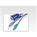 4ft PS / 2, 1,2m, Nero, 2 x 6 pin mini-DIN M, 1 x HDB-15 M, SPHD-15, PS / 2, 6 pin mini-DIN, HDB-15, SPHD-15 - Foto miniatura 1
