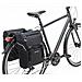 Borsa Bici Doppia Sport 32 Litri Poliestere Nero - Foto miniatura 3
