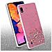Custodia Compatibile Con Samsung Galaxy A10 / M10 In Rosa Con Glitter - Coperchio Protettivo In Silicone Tpu Flessibile Con Glitter Scintillanti - Foto miniatura 3