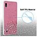 Custodia Compatibile Con Samsung Galaxy A10 / M10 In Rosa Con Glitter - Coperchio Protettivo In Silicone Tpu Flessibile Con Glitter Scintillanti - Foto miniatura 4