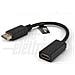 Adattatore Da Spina Display-port A Presa Hdmi - Alphaelettronica 93-621/002b - Foto miniatura 1