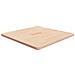 Piano Tavolo Quadrato 70x70x2,5 Cm Massello Rovere Non Trattato - Foto miniatura 1
