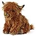 Peluche Mucca Marrone Delle Highland Peluche Soffice Mucca Delle Highland Animale Con Suono Peluche Regalo Per Bambini Ragazzi E Ragazze Peluche Ecologici Naturli 9 Pollici - Foto miniatura 3
