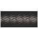 Tappeto Passatoia Tessuto Jacquard Linea Emozioni Disegno Diamante Nero 57x230 Nero - Foto miniatura 1