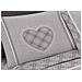 Completo Lenzuola Letto Pensieri Delicati 100% Cotone Dis.chalet Matrimoniale Beige - Foto miniatura 3