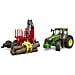 Trak John Deere 7r350 Mit Rckeanhnger 4 Baumstme (03154) (03154) - Foto miniatura 4