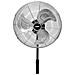 Ventilatore A Piantana Edm Nero Opaco 80 W Ø 50 Cm Industriale - Foto miniatura 3