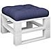 Cuscino Per Pallet Blu Marino 60x60x12 Cm In Tessuto - Foto miniatura 3