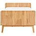 Letto Singolo Legno Chiaro 90 X 200 Cm Bonnac - Foto miniatura 3