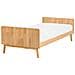 Letto Singolo Legno Chiaro 90 X 200 Cm Bonnac - Foto miniatura 4