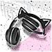 Cuffie Bluetooth Orecchie Di Gatto Luminose - Foto miniatura 5
