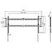 WT90F-235 Supporto TV a parete 2,29 m (90") Nero - Foto miniatura 7