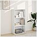 Libreria Bianca 60x30x114 Cm In Legno Multistrato - Foto miniatura 3