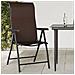 Lusso Casadino -  Sedie Pieghevoli Da Giardino 4 Pz Marroni In Polyrattan - Foto miniatura 8
