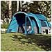 Tenda Familiare per 6 Persone Blu Impermeabile - Foto miniatura 3