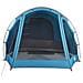 Tenda Familiare per 6 Persone Blu Impermeabile - Foto miniatura 6