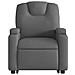 Poltrona Alzapersona Massaggi Reclinabile Grigio Scuro Tessuto - Foto miniatura 9
