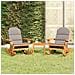 Set Salotto da Giardino Adirondack 3pz Legno Massello di Acacia - Foto miniatura 2