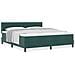 Letto con Rete a Molle e Materasso Verde Scuro Super King in Velluto - Foto miniatura 4