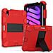 Custodia Per Ipad Mini 6 8.3"" Con Supporto E Tracolla Rossa - Foto miniatura 1