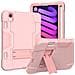 Custodia Per Ipad Mini 6 8,3” Con Supporto E Alloggiamento Per Stilo Rosa - Foto miniatura 1