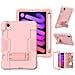 Custodia Per Ipad Mini 6 8,3” Con Supporto E Alloggiamento Per Stilo Rosa - Foto miniatura 4