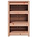 Mobile da cucina Marrone 55 x 55 x 92 cm Legno massello di pino - Foto miniatura 5