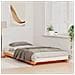 Struttura letto a terra Cera marrone 100 x 210 cm - Foto miniatura 5