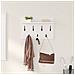 Appendiabiti a muro Bianco 60 x 40 x 12 cm Legno multistrato - Foto miniatura 2