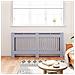 Copertura per radiatori 2 pcs Grigio 172 x 19 x 81.5 cm - Foto miniatura 3