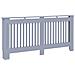 Copertura per radiatori 2 pcs Grigio 172 x 19 x 81.5 cm - Foto miniatura 4